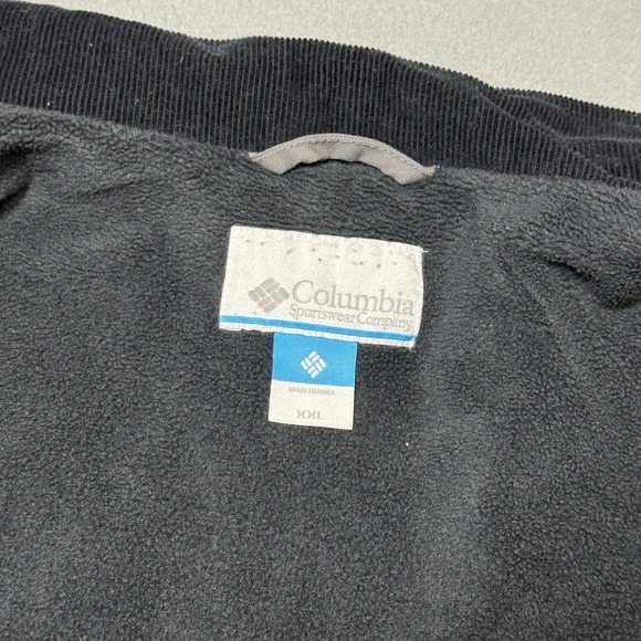 Columbia Fleece Lined Work Jacket Mens XXL 2XL Gray Canvas Chore Barn Coat - Picture 3 of 10